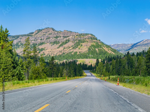 Fototapeta Naklejka Na Ścianę i Meble -  Rural landscape near Yellowstone National Park