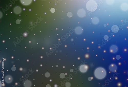 Dark Blue, Green vector background in Xmas style.