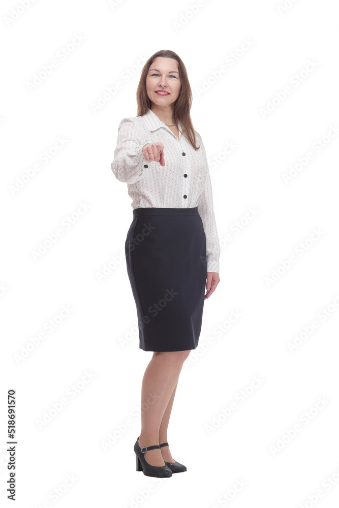 Executive business woman. isolated on a white Executive business woman. isolated on a white