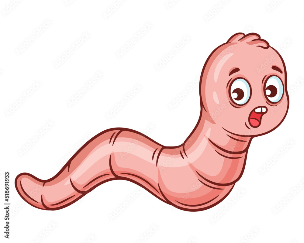 grub worm cartoon