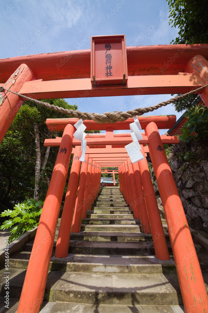宮崎県 鵜戸神宮境内の鳥居