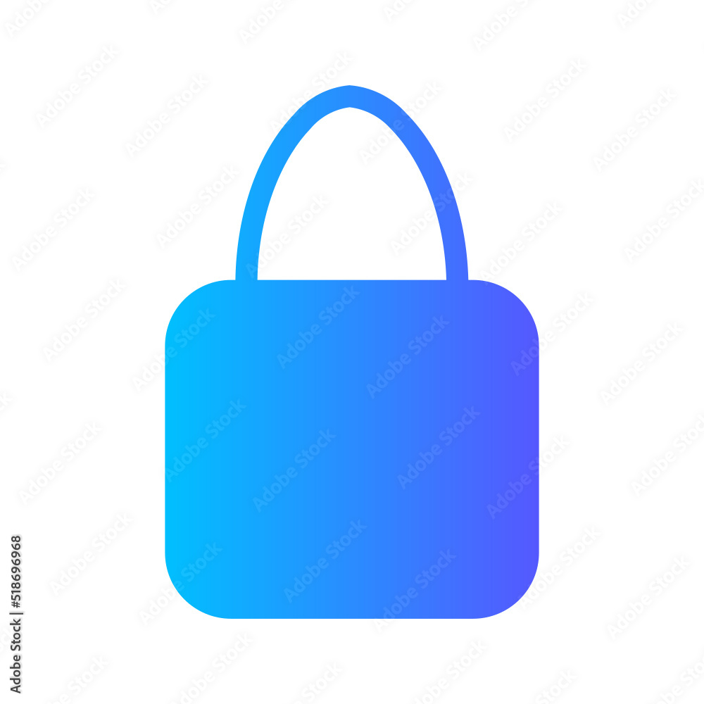 shopping basket gradient icon shopping basket gradient icon