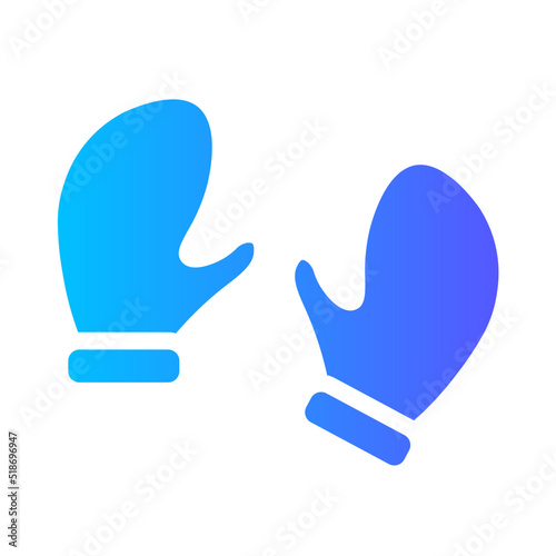 gloves gradient icon