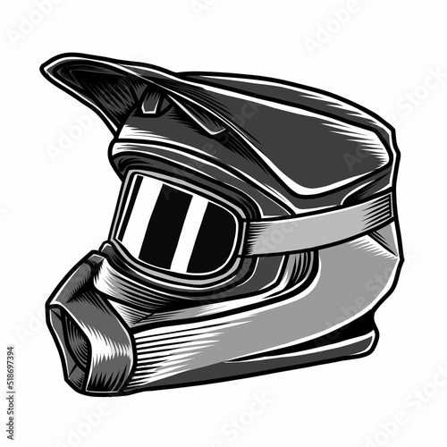 Safety Helmet for motocross, dirt bike, Downhill bike