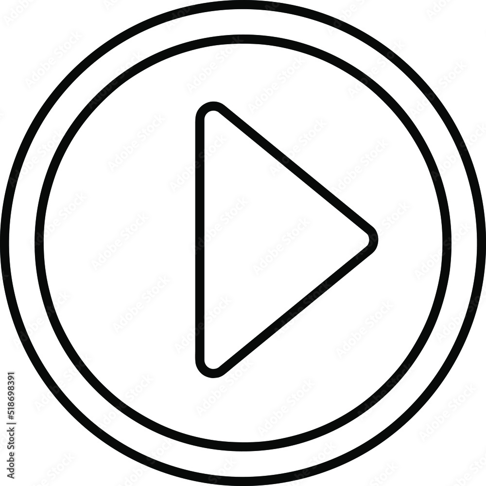 Play icon vector illustration on white background..eps Play icon vector illustration on white background..eps
