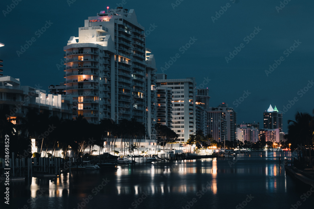 country marina at night country