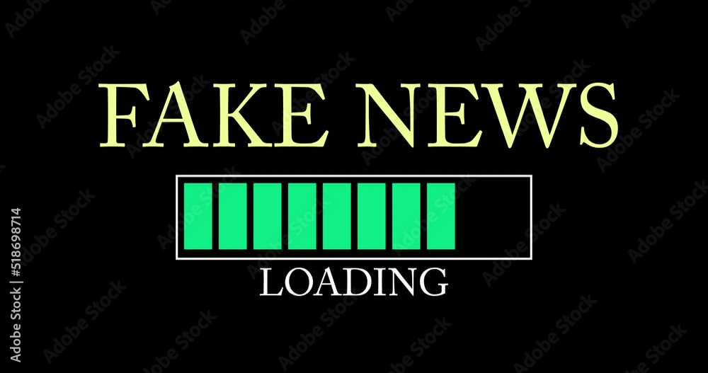 Fake News text with Loading, Downloading, Uploading Bar Indicator. Download, Upload on computer screen. Fake News text with Loading, Downloading, Uploading Bar Indicator. Download, Upload on computer screen.