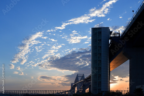 Canvas Print bridge at sunrise 2022/06/28 04:56 Tokyo Gate Bridge
