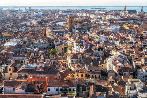 Venice city view from campanile