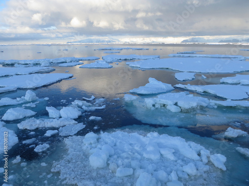 Blue Sea Ice in the Ross Sea Antarctica