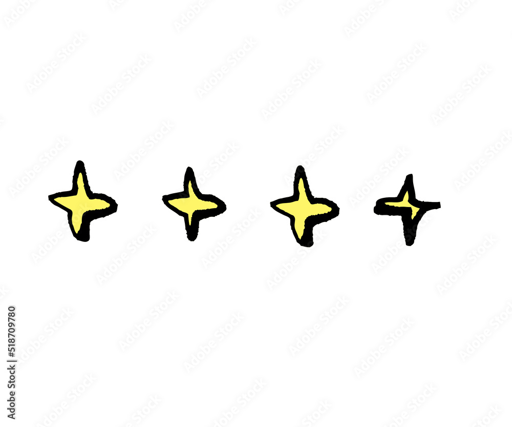 きらきらひかる Stock Illustration Adobe Stock