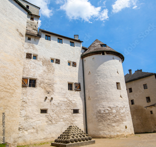 the buildings inside of the Hohensalzburg Fortress © mirza77