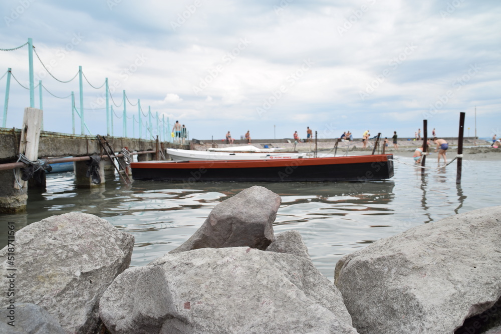 Fototapeta premium boats on the dock