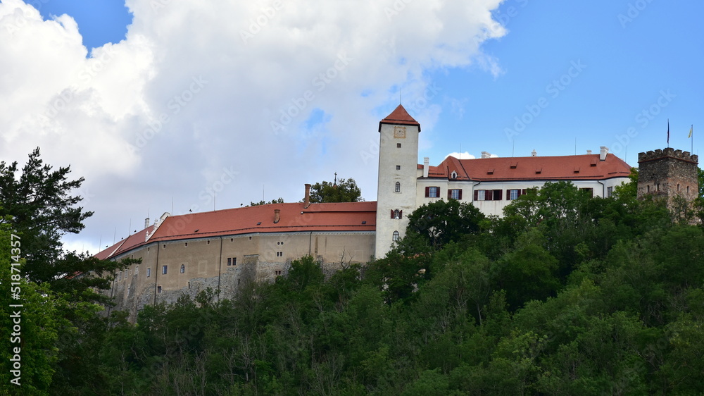 castle Bitow over river Dyje in Czech republic