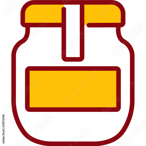 strawberry jam icon