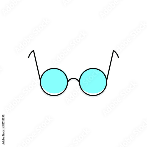 glasses icon vector illustration isolated on white background