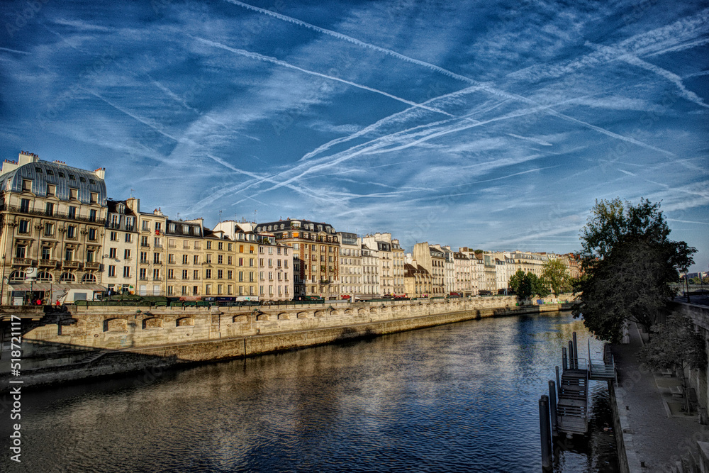 Naklejka premium パリのセーヌ川河岸