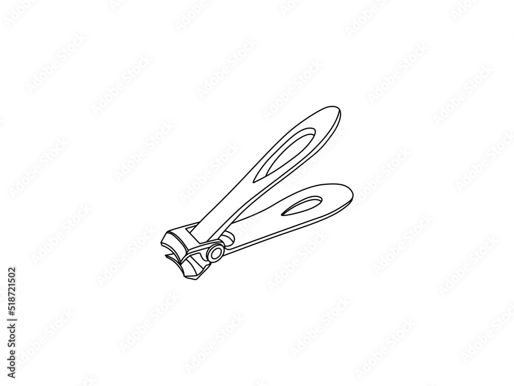 Nail cutter vector line art design. Vector of nail clipper stock vector. Illustration of deco Nail cutter vector line art design. Vector of nail clipper stock vector. Illustration of deco