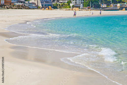 Fototapeta Naklejka Na Ścianę i Meble -  Shirahama Beach in Wakayama Prefecture, Kansai, Japan.