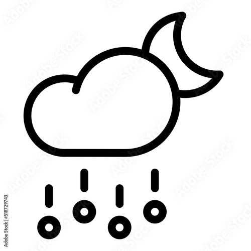 hailstone at Night Icon