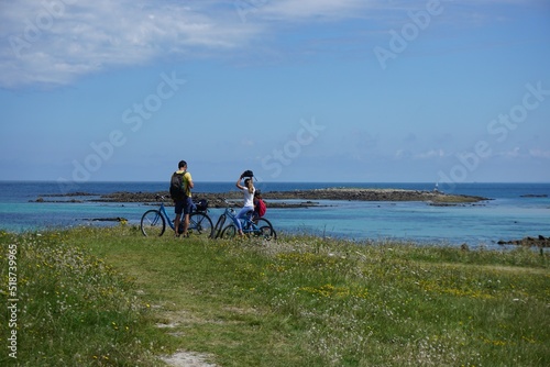 rando vélo sur la côte maritime