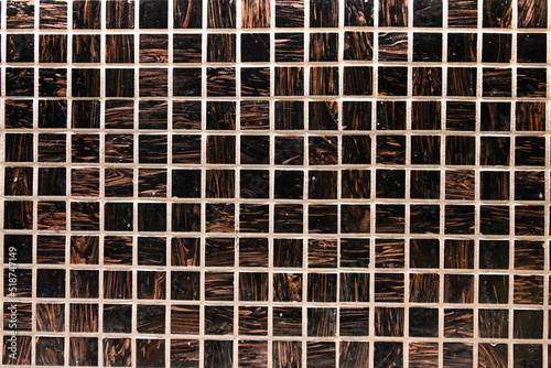 テクスチャー 茶色の正方形のタイル texture of brown square tiles