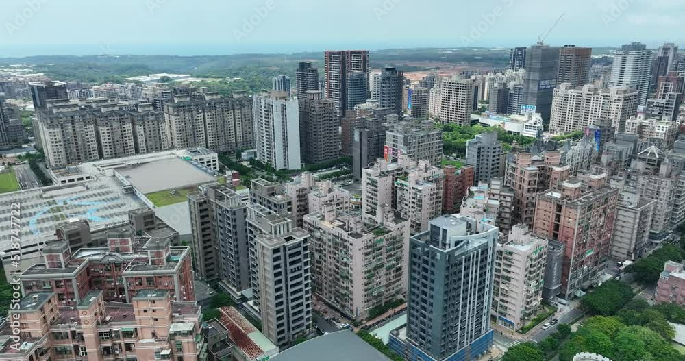 Lin Kou, Taiwan, Top view of Lin Kou residential district