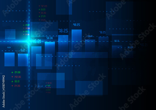 stock market graph background trading chart financial investment or economic trends and art design