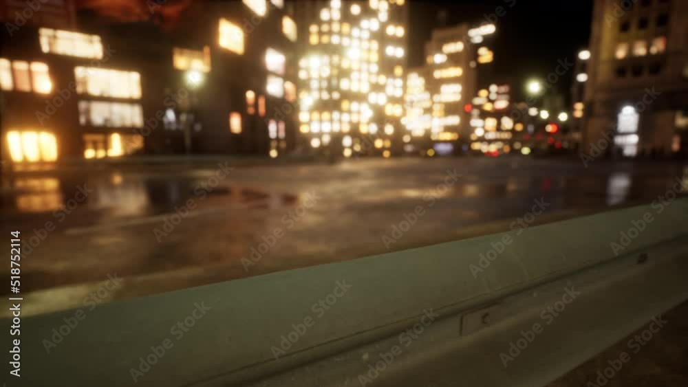 Beautiful Hyperlapse timelapse of night Miami city traffic Beautiful Hyperlapse timelapse of night Miami city traffic