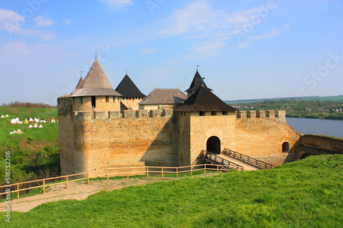 Khotyn fortress in Hotin, Ukraine