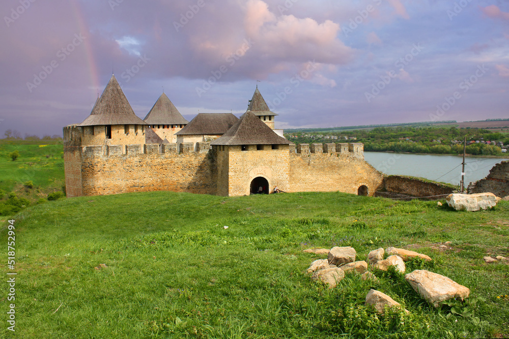 Khotyn fortress in Hotin, Ukraine