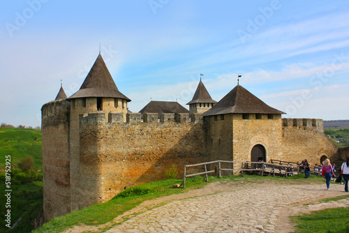 Khotyn fortress in Hotin, Ukraine