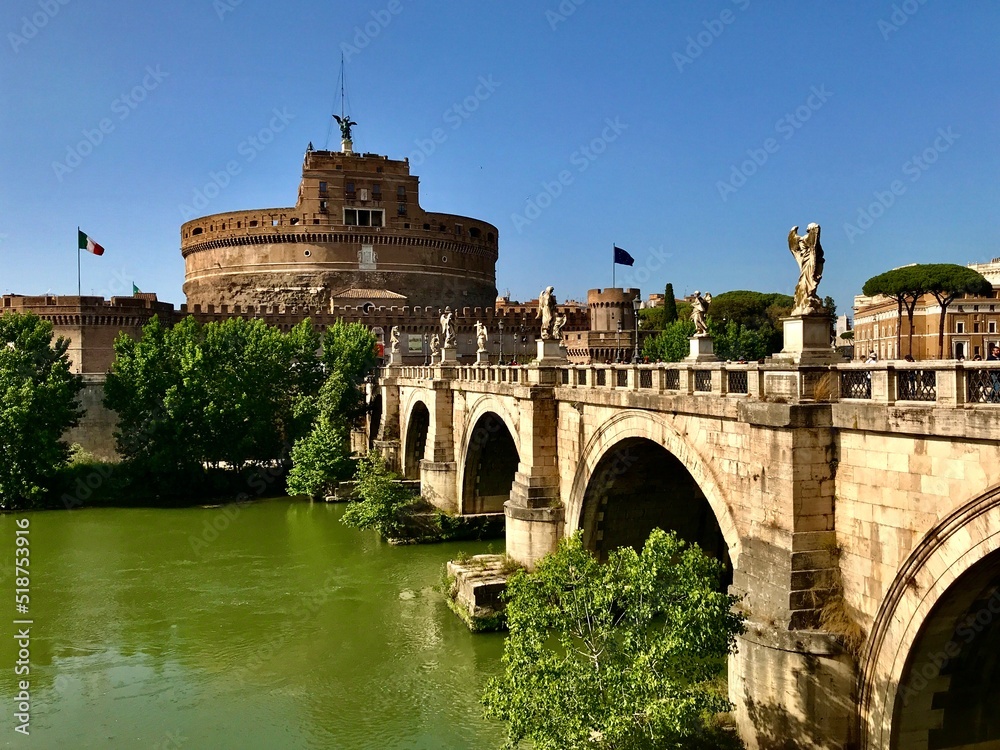 Engelsburg, Castel Sant'Angelo in Rom (Italien) Engelsburg, Castel Sant'Angelo in Rom (Italien)