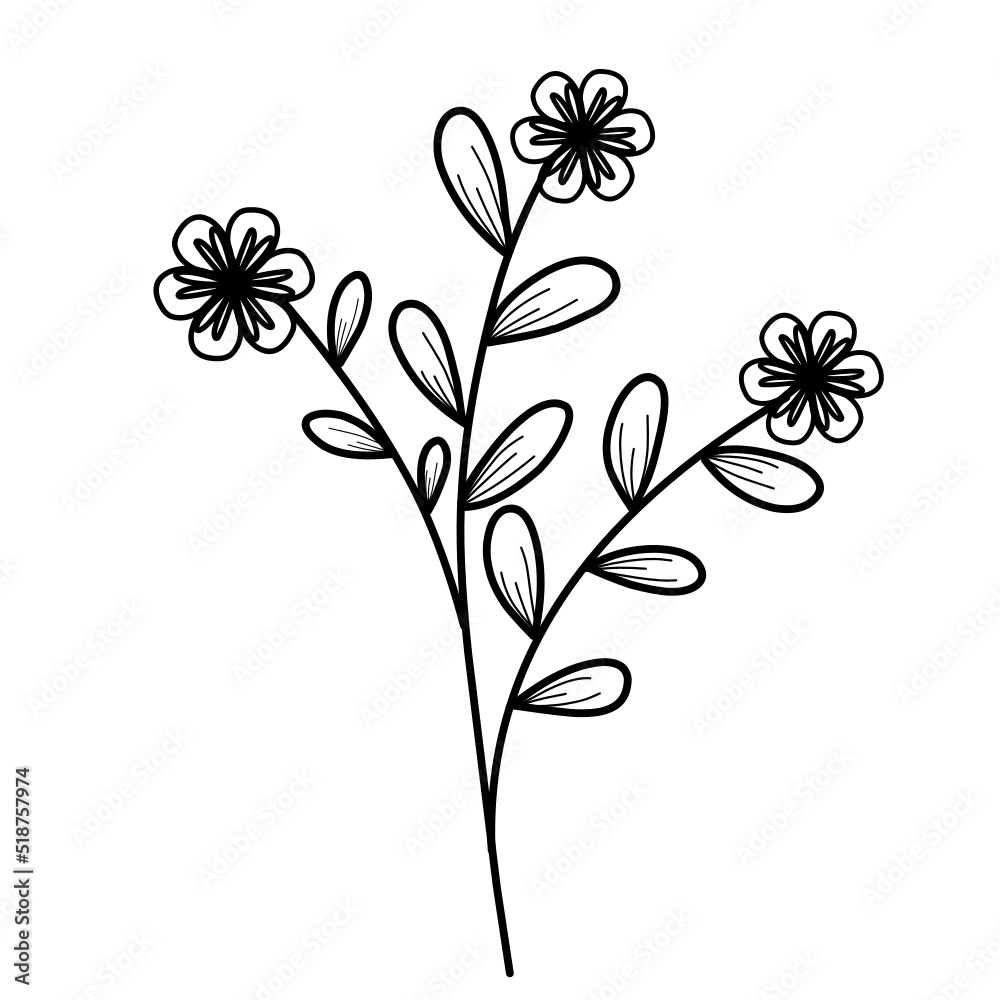 Flowers Lineart Flowers Lineart