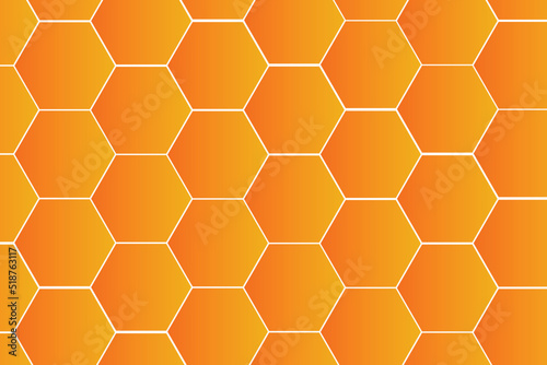 seamless pattern with honeycombs
