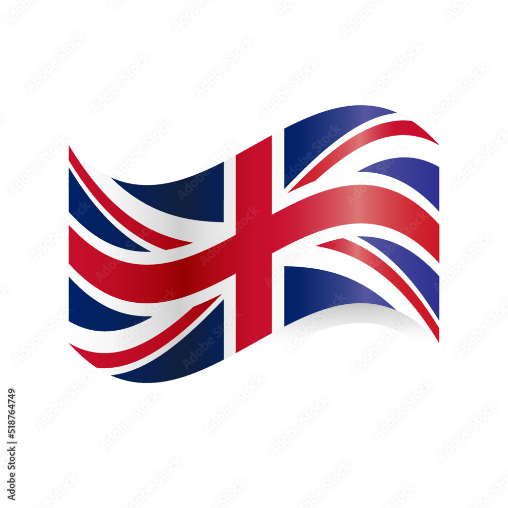 Union Jack. The national flag of the United Kingdom icon vector. UK. Flag  of Great Britain