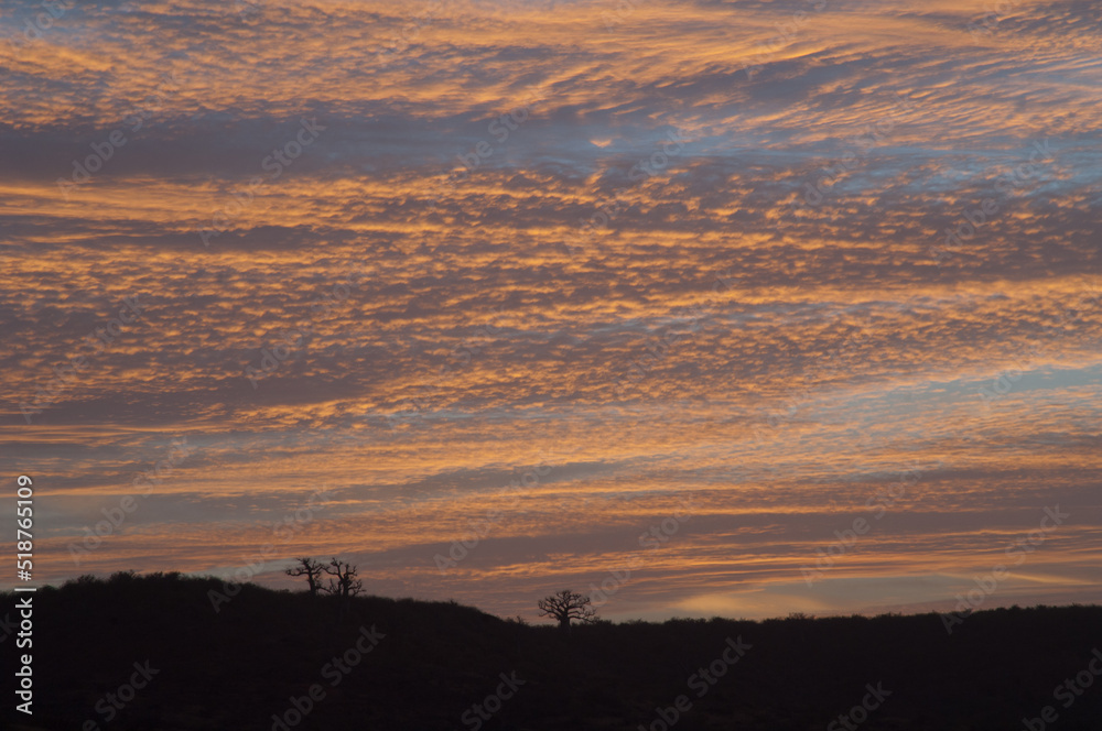 Dawn in the Natural Reserve of Popenguine. Thies. Senegal.