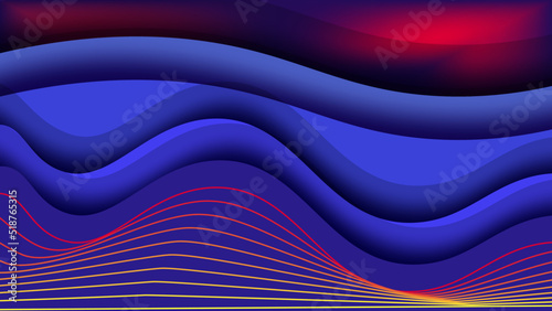 Night Shadow 3D Background Wallpaper Design