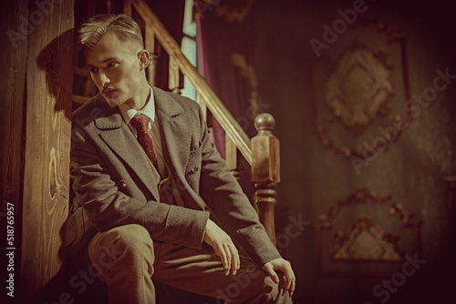 gentleman in luxury interior © Andrey Kiselev