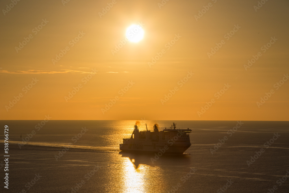 Obraz premium Sonnenaufgang an der Ostsee