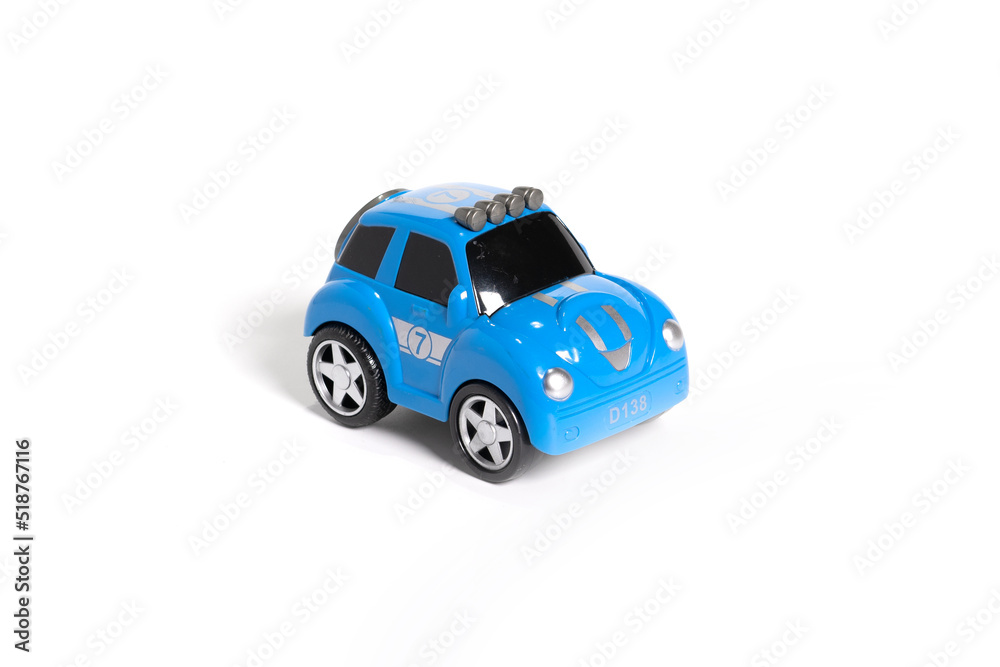 Plastic car toy isolated on white background. Plastic car toy isolated on white background.