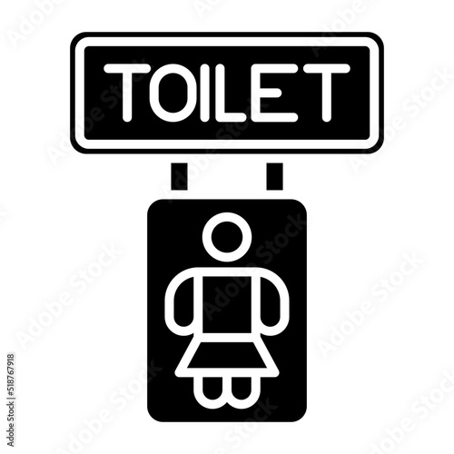 women's toilet instructions