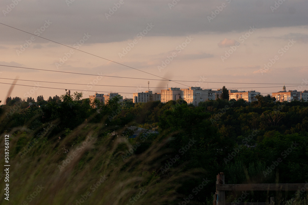 Obraz premium city skyline