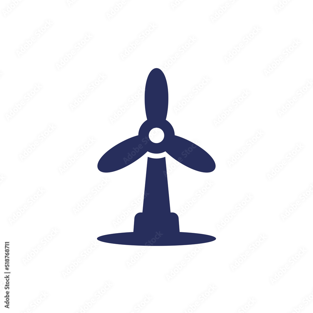 wind turbine, windmill icon, clean energy source wind turbine, windmill icon, clean energy source