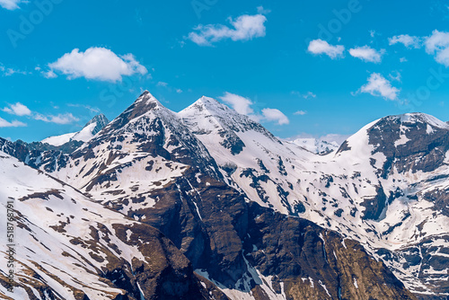 View of the Grossglockner mountains