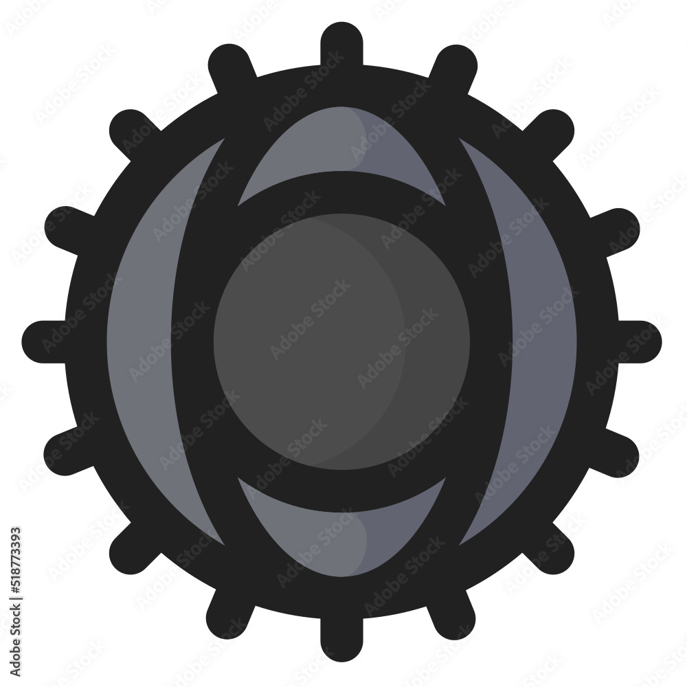 Fototapeta premium Black hole Icon