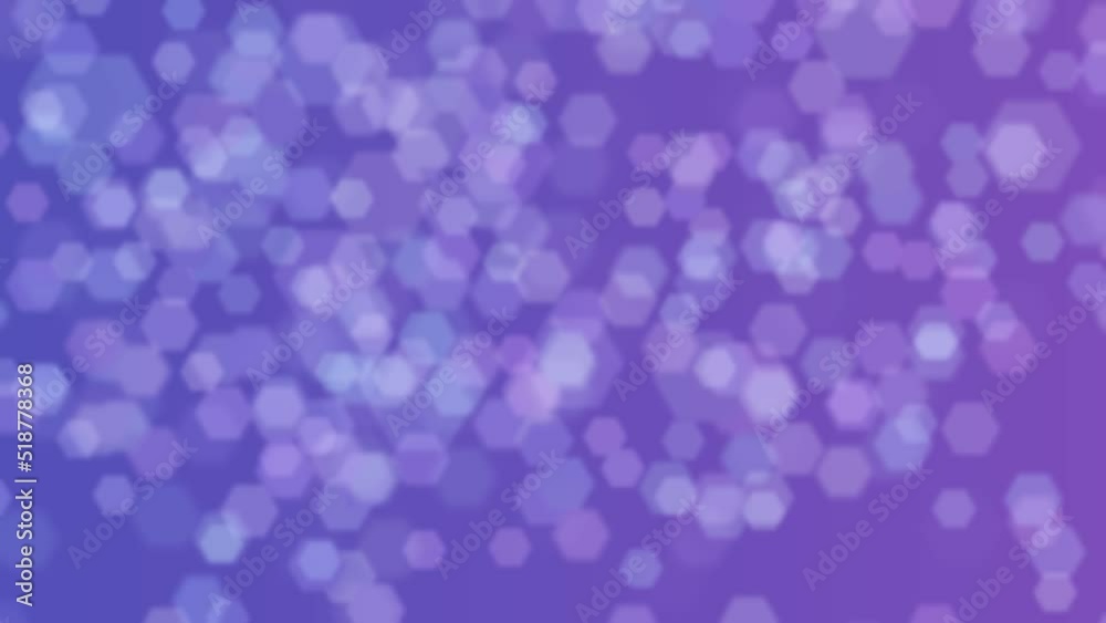 Motion graphics. Abstract background with bokeh. Soft light defocused spots