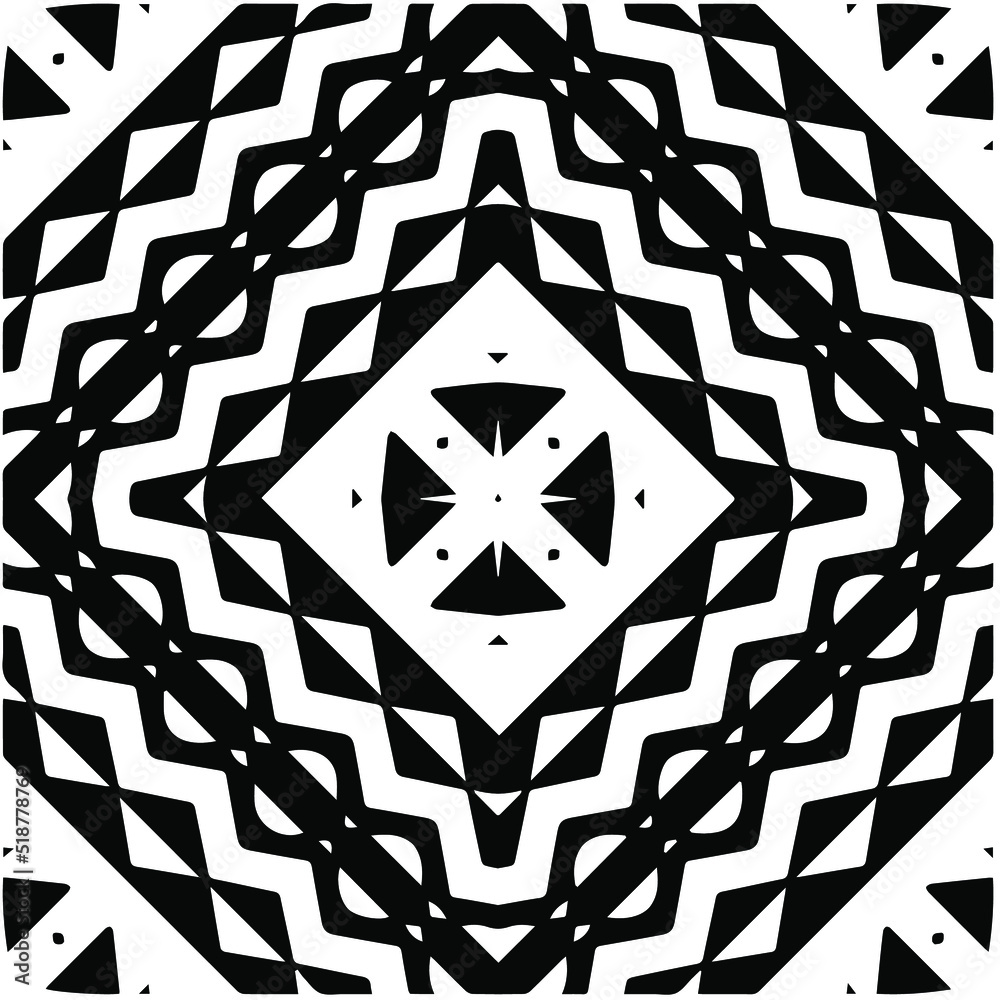 Abstract background with black and white pattern. Monochrome mandala. Unique geometric vector swatch. Perfect for site backdrop, wrapping paper, wallpaper, textile and surface design.
Abstract background with black and white pattern. Monochrome mandala. Unique geometric vector swatch. Perfect for site backdrop, wrapping paper, wallpaper, textile and surface design.