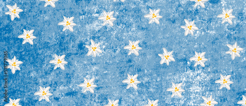 Blau-weisser Oktoberfesthintergrund mit Edelweiß