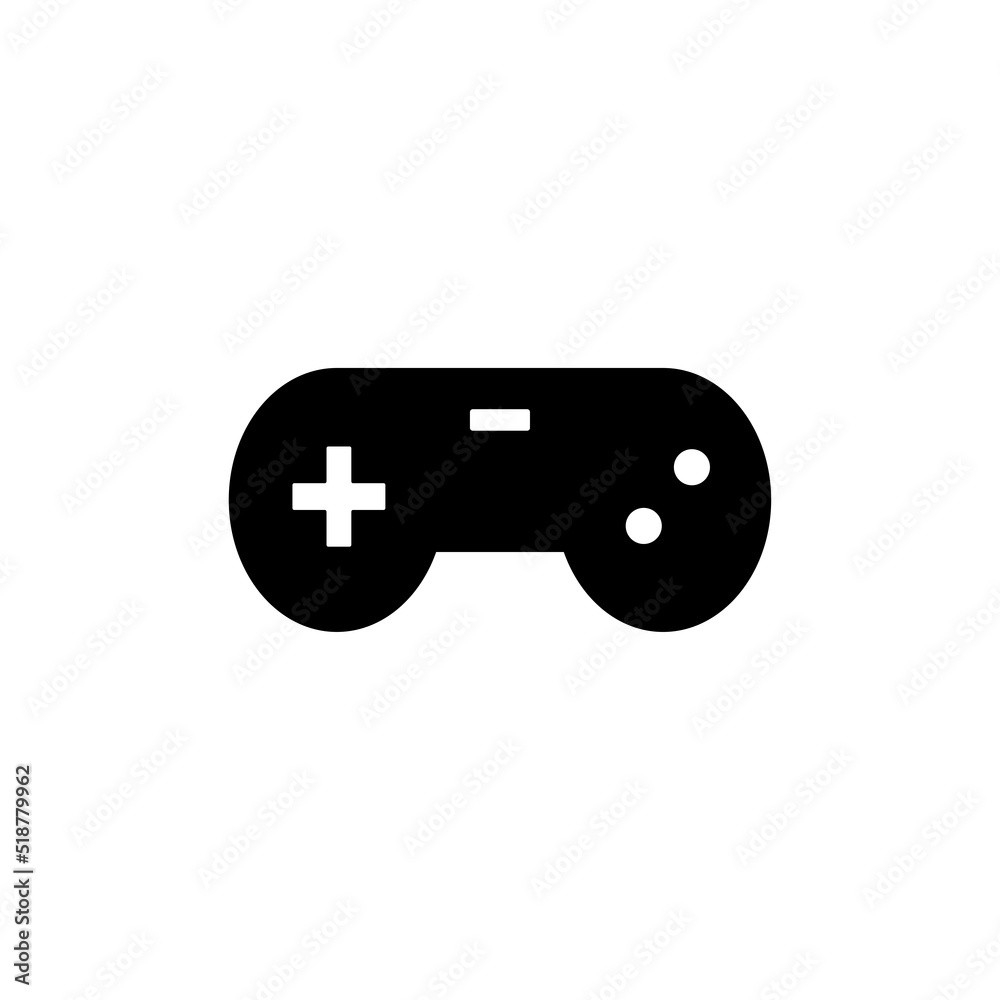 Play Icon, Game Icon Sign Vector Isolated on White Artboard Play Icon, Game Icon Sign Vector Isolated on White Artboard